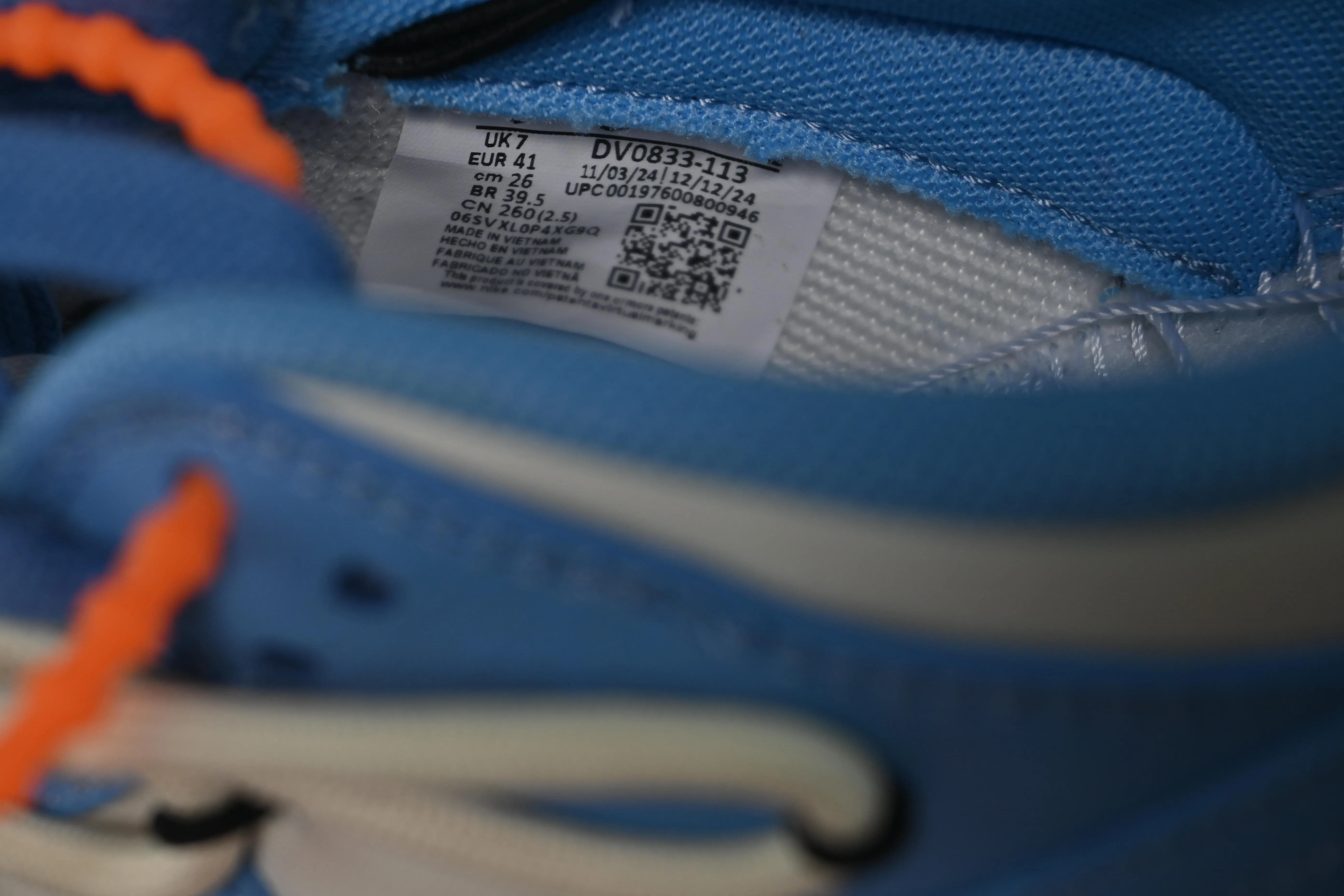 All categories Nk SB Dunk series Nk SB Dunk Low low-top sneakers Nike SB Dunk Low white and blue strap low-top casual sneakers DV0833-113